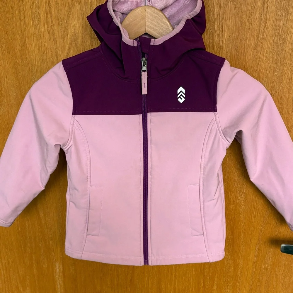 Free Country Kids Jacket - Purple and Pink
